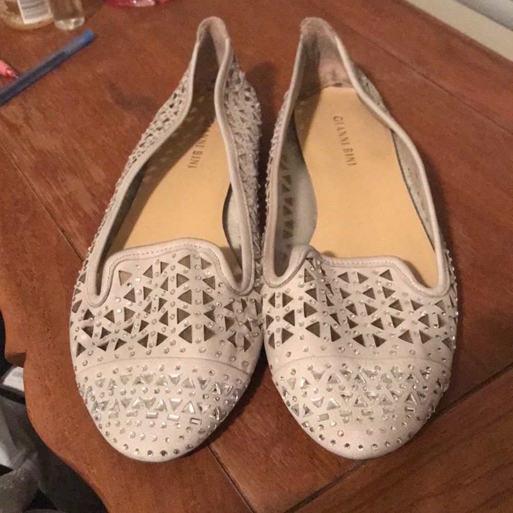 Gianni Bini slip-on Rhinestone flats